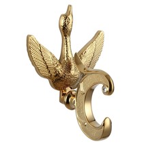 Gold Pvd Color bathroom brass swan clothes hook robe hook New  - $85.13