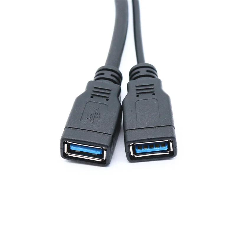 Sporting 1PC USB 3.0 A 1 Male To 2 A USB Female Data Hub Power Adapter Y Splitte - £23.81 GBP