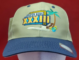Vintage 1999 Logo 7 Super Bowl Xxxiii Snapback Baseball Hat Cap With Tags - £15.54 GBP