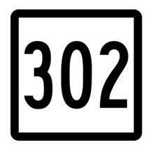 Connecticut State Route 302 Sticker Decal R5237 Highway Route Sign - $1.45+