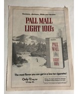 Vintage Pall Mall Lights Cigarettes 1979 Print Ad pa4 - $6.92