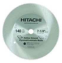 140-Teeth 7-1/4&quot; Hollow Ground Plywood Laminate Steel Saw Blade - $39.99
