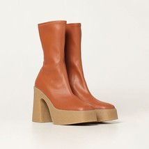 New Fashion Autumn Winter Warm Boots  Rome Sexy High Heels Platform Black Stretc - £103.53 GBP