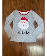 new Women&#39;s Long Sleeve PAJAMA SHIRT TOP sz XS Christmas Santa Matching ... - $12.90