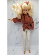 Vintage Mattel 1987 Barbie Doll Teen Fun Skipper With Purple Eyes - £7.76 GBP