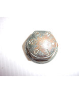 Vintage EDSON nickel plated bronze Marine Boat Steering Wheel Center Nut - $20.79