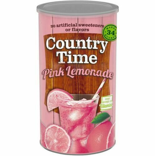 4 packs Country Time Pink Lemonade Drink Mix (82.5 oz. /pack) - £78.09 GBP