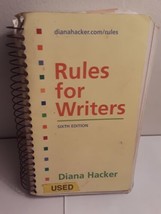 Rules for Writers 6th Edition by Diana Hacker (Paperback, 2008) - £6.46 GBP