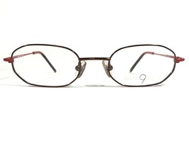 Nine West 131 UA6 Eyeglasses Frames Brown Red Round Full Wire Rim 45-18-130 - £29.91 GBP