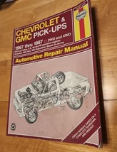 Haynes Repair Manual Chevrolet and GMC pick up Trucks 1967 thru 1987 2wd and 4wd - £11.37 GBP