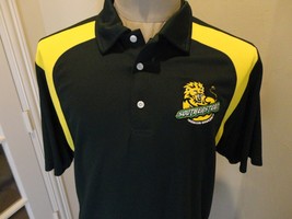 Sewn Green &amp; Gold Southeastern Louisiana University Lions NCAA Poly Polo... - £24.89 GBP