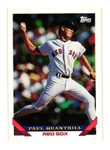 1993 Topps #528 Paul Quantrill Boston Red Sox - £2.55 GBP