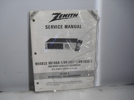 Zenith VR1800 Original Service Manual - $1.97