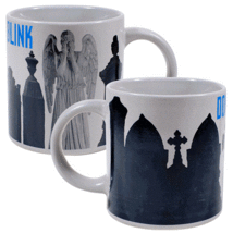 Doctor Who 12 oz DisAppearing Weeping Angels Photo Ceramic Coffee Mug, NEW BOXED - £7.02 GBP
