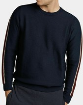Velvet by Graham &amp; Spencer Wool Blend Tad Crewneck Sweater Navy-Size Large - £51.34 GBP