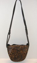 Rebecca Minkoff Leopard Print Calf Leather Short CROSSBODY/ Shoulder Handbag Guc - £114.53 GBP
