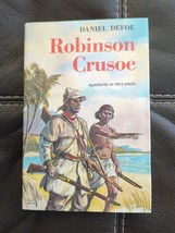 Robinson Crusoe Junior Deluxe Editions (BCE) by Daniel Defoe HC DJ 1945 Vintage - £18.97 GBP
