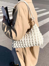 Bubble Textured Spaghetti Strap Shoulder Bag - $25.23