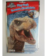 Jurassic World Play Pack Grab &amp; Go 24 Pg Coloring Bk 25 Stickers 4 Crayo... - £3.33 GBP