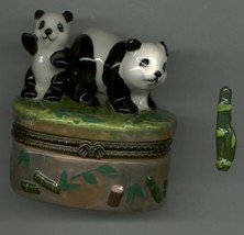 PANDA BEAR HINGED BOX - $11.00