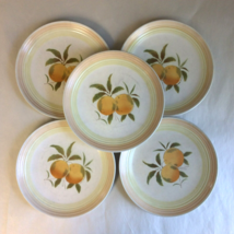 Lot 5 Harmony House Ironstone Tangerine Salad Lunch Plates 4264 - $13.98