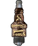 Community Tools Novelty Metal Spark Plug Sign J-067 - $37.96 CAD