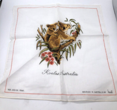Vtg Australia Handkerchief Designs by Neil Australian Designer Koala Bea... - £21.88 GBP