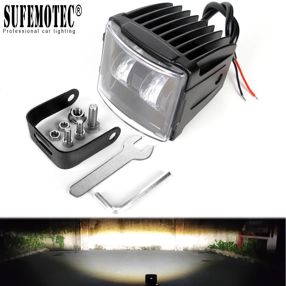 6D Lens Motocycle Headlight For Car 12V 24V 4x4 Offroad 4WD SUV ATV UAZ Scooters - £118.96 GBP