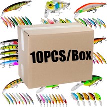 10pcs/lot clear stock   Japanese VIB  Wobbler Crank lure fishing bait jig Pesca  - £81.65 GBP