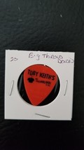 TOBY KEITH - &quot;TOBY KEITH&#39;S BIG THROW DOWN / BLANK&quot; TOUR CONCERT GUITAR PICK - $17.00