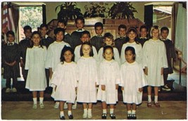 Postcard Little Bit Of Heaven Choir Mokuaikaua Congregational Church Kona Hawaii - £6.18 GBP