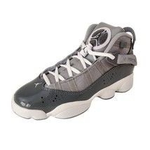 Nike Air Jordan 6 Rings Grey 323419 015 Basketball Sneakers Size 4.5 Y = 6 Women - £63.27 GBP