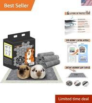 50 Pack of Charcoal Cage Liners for Guinea Pigs &amp; Small Animals, Leak-Pr... - $40.50