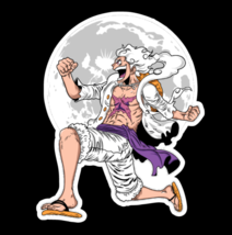 One Piece Funny God Nika Cool Luffy Pirate Sticker Decal Truck Car Wall Phone - £3.99 GBP+