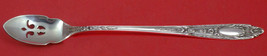 Fontaine By International Sterling Silver Olive Spoon Pierced Long 7 1/4" Custom - $78.21