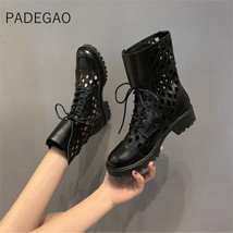 Women Boots Korean Fashion Streetwear Ankle Boots for Women Vintage Boots - £58.65 GBP