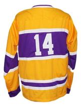 Any Name Number Nashville Dixie Flyers Retro Hockey Jersey New Yellow Any Size image 2