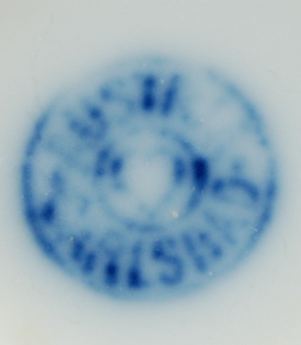Carlsbad Blue Onion Cup & Saucer Vintage Blue & White Porcelain Austria  Item image 4