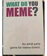 What Do You Meme?  - Adult Party Game New Sealed Family Fun Game - £11.62 GBP