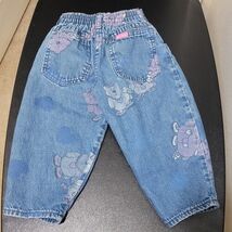 VTG 80s Oshkosh B’Gosh All Over Faded Bears / Hearts Blue Jeans Baby Tod... - $110.50 CAD