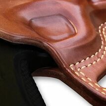 Fits Beretta Storm PX4 Com 3.2”BBL Leather Belt Holster Open Top #1525# RH image 4