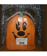 Brand New Loungefly Disney Mickey Mouse Jack O Lantern Pumpkin Mini Back... - $337.32 CAD