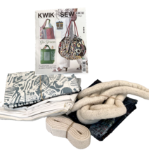 Kwik Sew Pattern for Reusable Shopping Bags w/ Supplies Needed NEW - £28.37 GBP