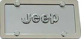 JEEP  3d   License Plate + Stainless  frame &amp; Lens - £31.42 GBP