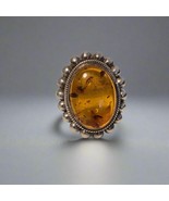 Vintage 925 Amber Ring - $2,189.30 MXN