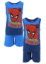 Spiderman The Amazing Spider-Man Packung 2 Weste Pyjama Set Alter 8 (fm8... - $24.66