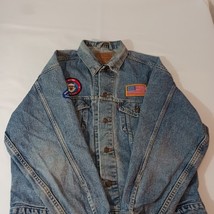 Vintage 1970s Levi's Men's Large Denim Blue Cotton Pockets Jacket Made In USA image 14