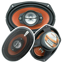 2X 6&quot;X9&quot; 1000 Watt 4-Way Red Car Audio Stereo Coaxial Speakers - £68.15 GBP