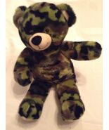 St Patricks Day Build A Bear green camouflage plush 18 inch - $12.99