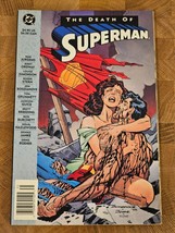 Superman The Death Of Superman Tpb #1 Dc Comics 1993 Newsstand - £21.37 GBP